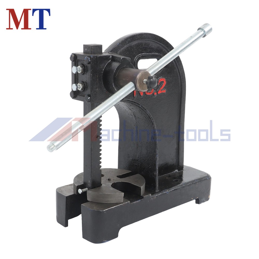 8.5" Maximum Height 2 Ton Manual Arbor Press Desktop Punch Press Machine Bending