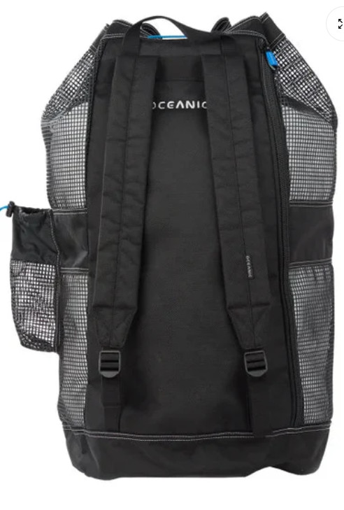 Oceanic Mesh Backpack Gear Bag 82L Black Scuba Dive Bag NEW
