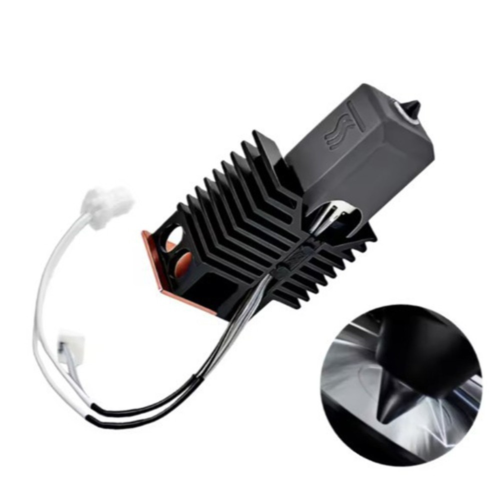 2-High Flowrate 3D Printer Hotend Kit Ceramic Block 0.2mm For Snapmaker U1