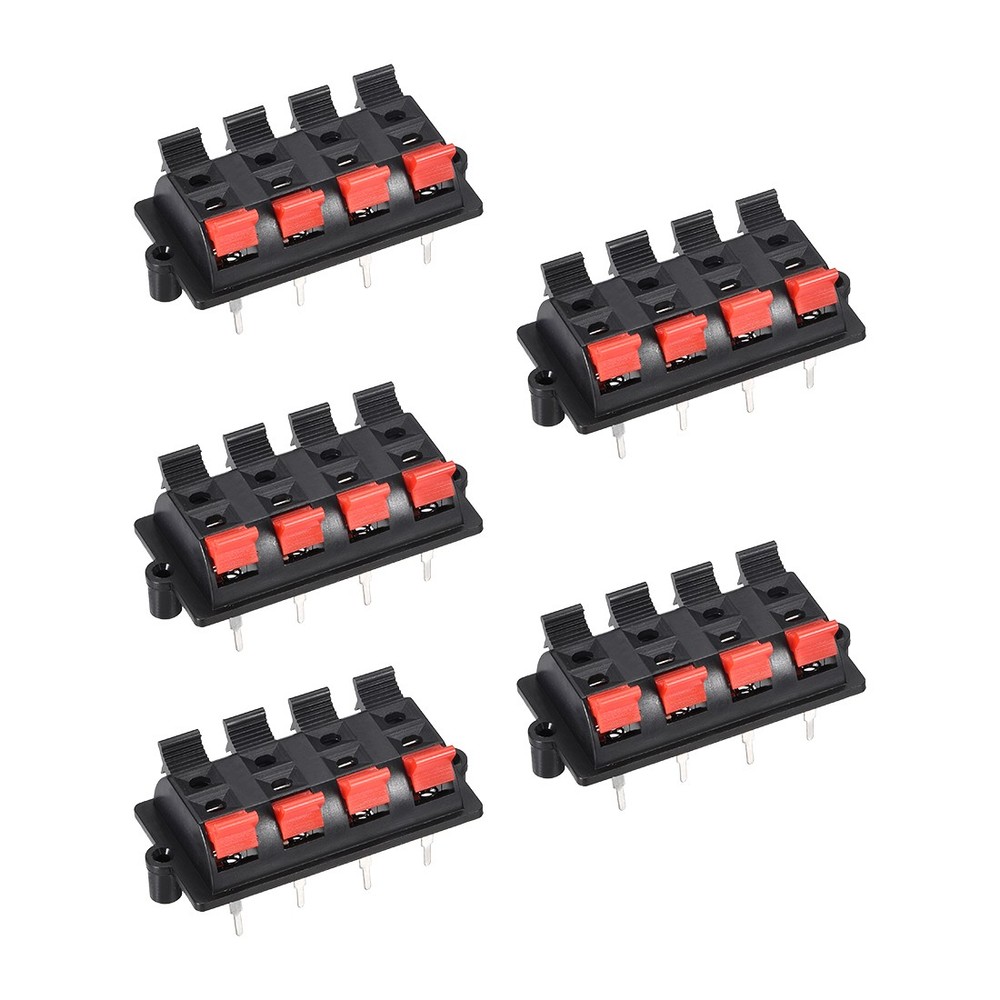 2 8 Way Spring Push Terminals Connector Block Strip WP8-03 5pcs