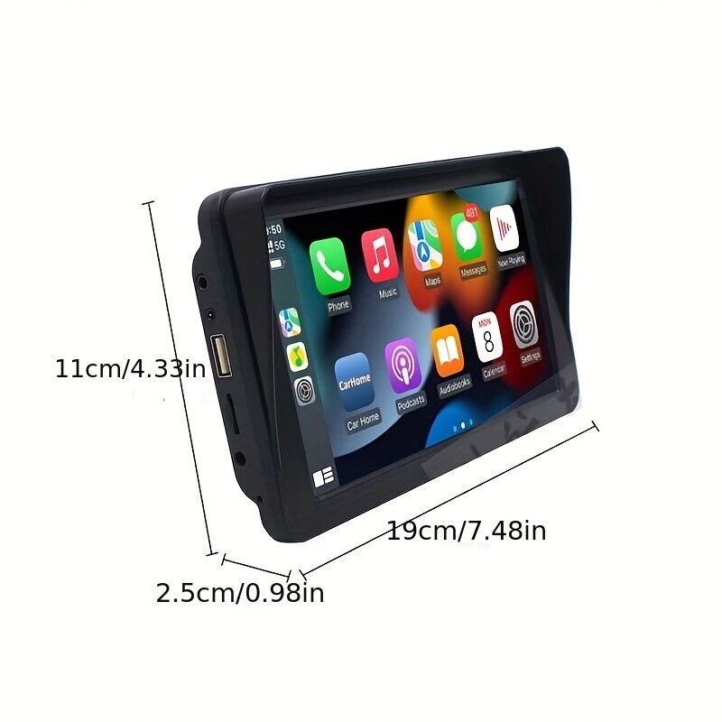 Portable car stereo wireless Carplay Android automatic 7 "touchscreen MP5 player