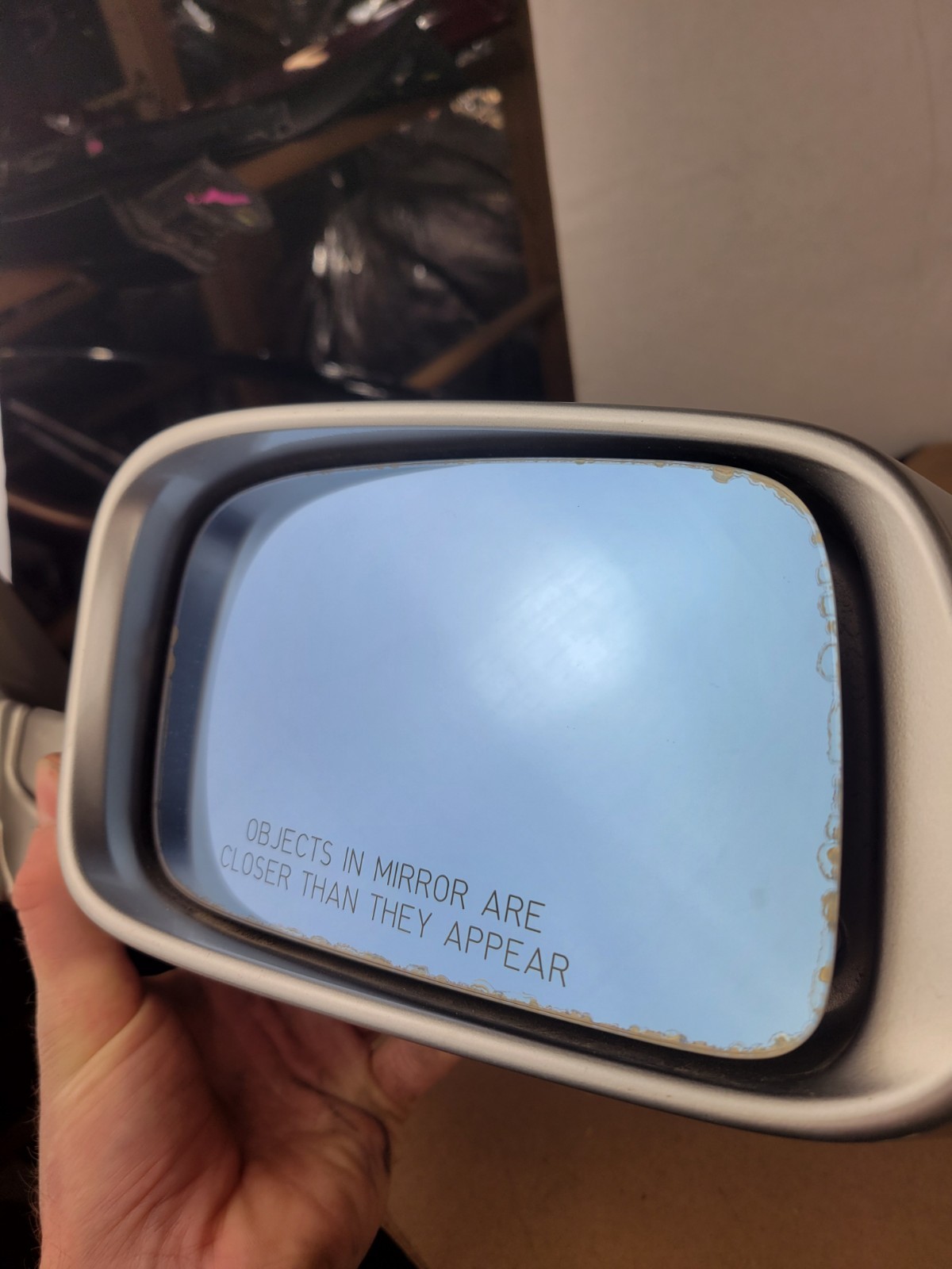 09 - 14 ACURA TL PASSENGER EXTERIOR DOOR MIRROR NH743M PALLADIUM METALLIC SILVER