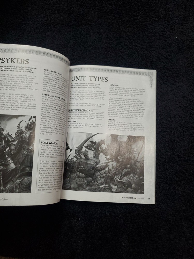 Warhammer 40,000 Rule Book. 2008 Mini