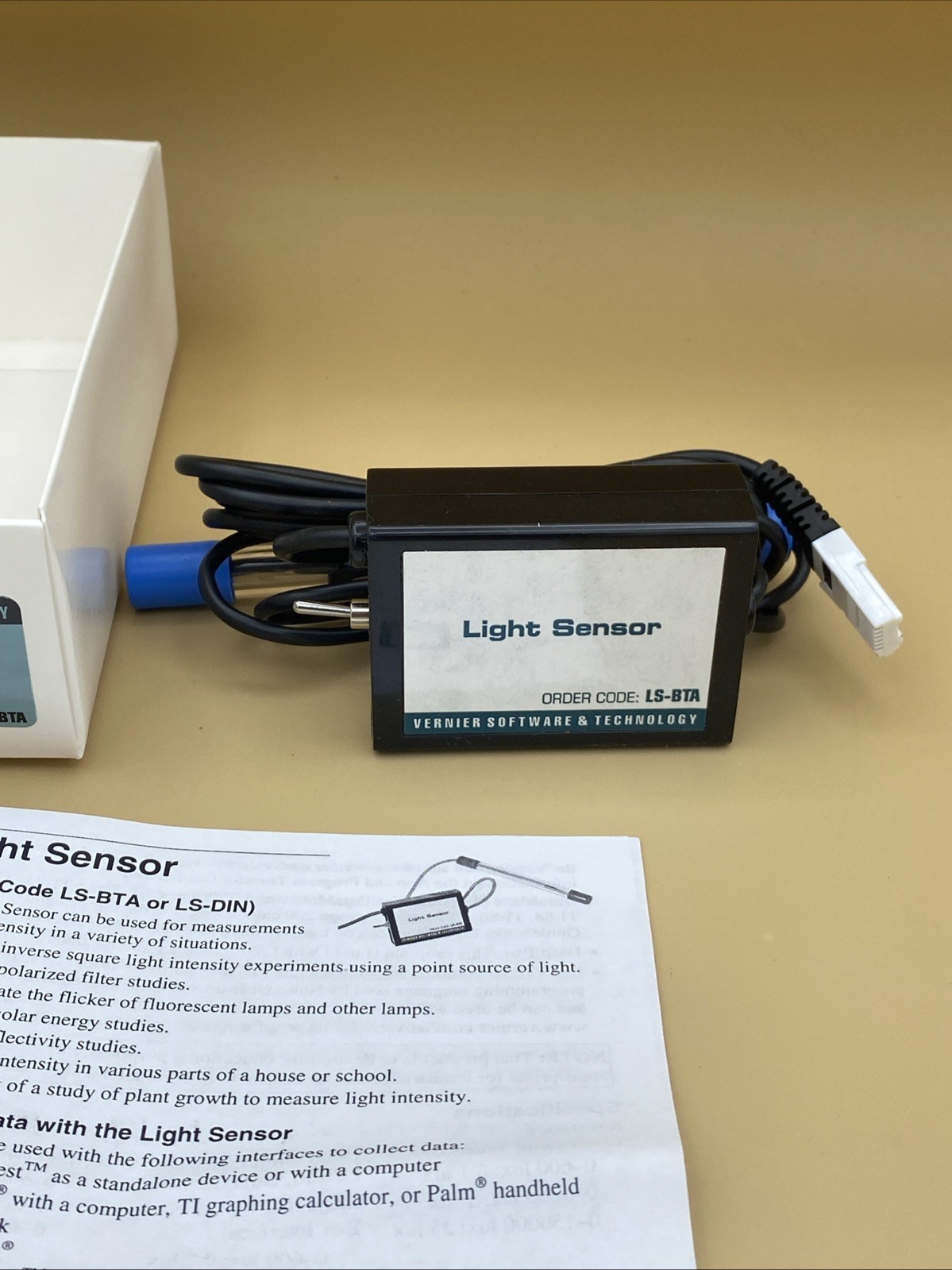Vernier Light Sensor LS-BTA Educational School Classroom Lab NEW
