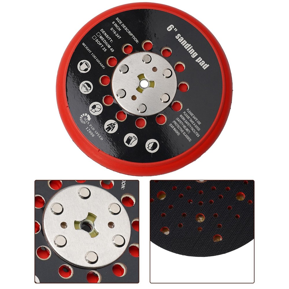Power Tool Backing Pad Replace Sanding Discs Abrasive Changes Efficient