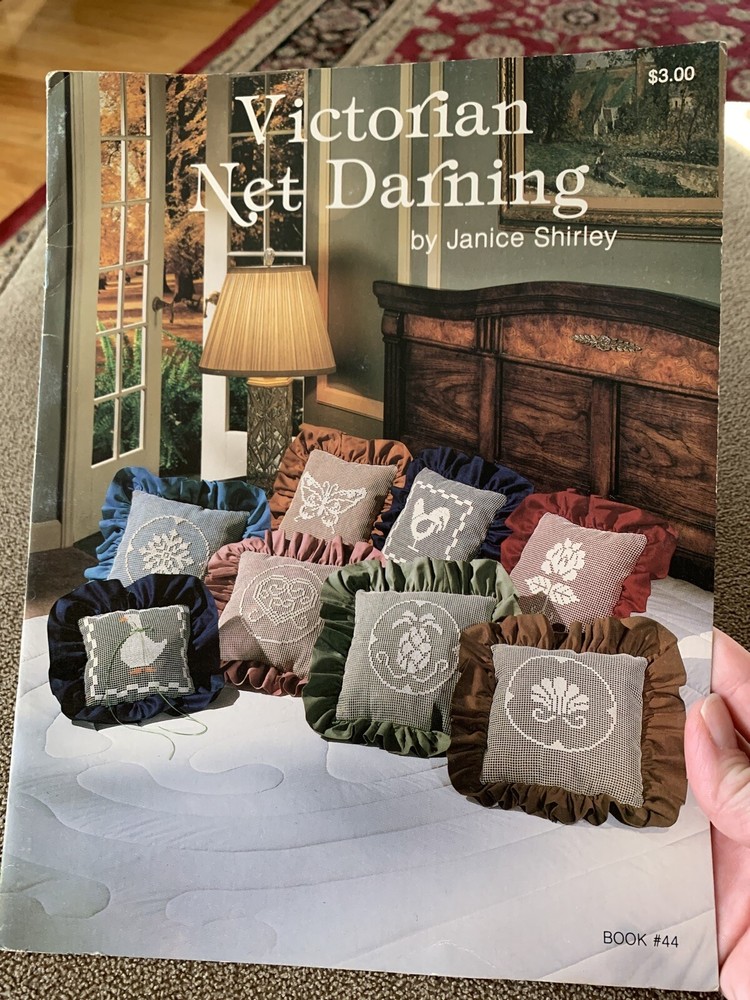 Vintage Victorian Net Darning b Janice Shirley Pattern & Instruction Book 44 (BL