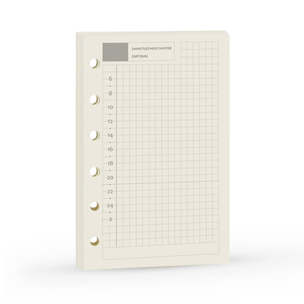 A7 Planner Refill, Agenda Refill Daily Plan for Compatible A7,