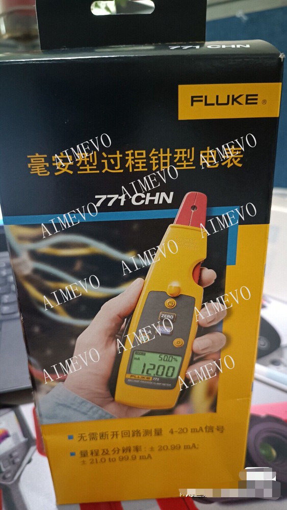 Fluke 771 Milliamp Process Clamp Meter DMM Test AC MA Tester