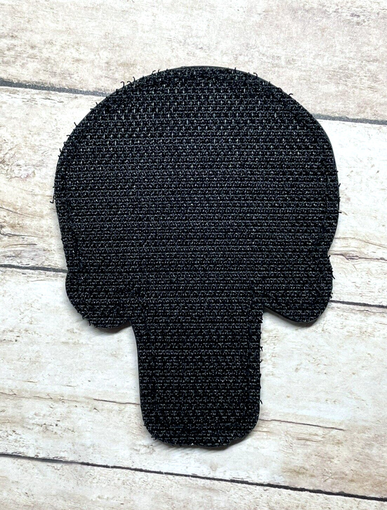 Punisher PVC Patch - Tactical Morale Patch - Green USA Flag Patch - Hook Back