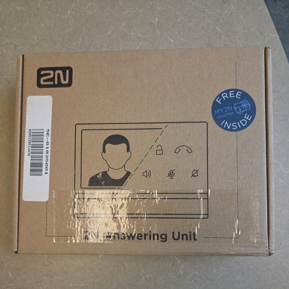 Axis - 2N Intercom Black Indoor Compact Answering Unit, 2N 91378501bl
