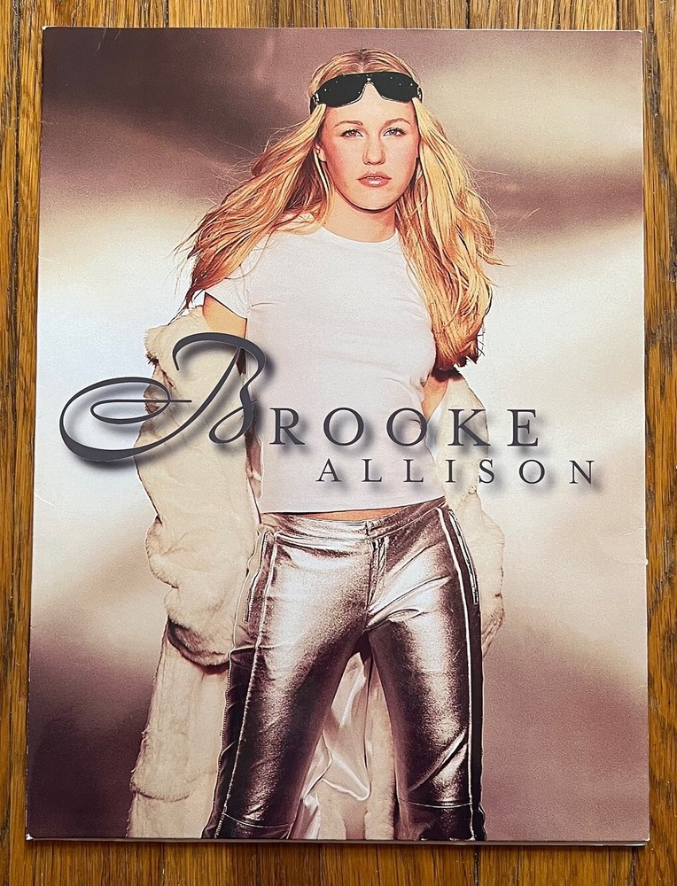 Brooke Allison - RARE promo press kit w/advance & enhanced CDs '01