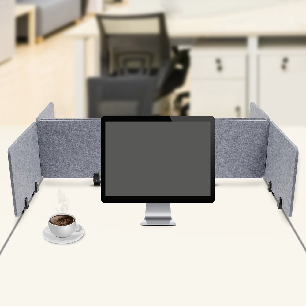 Desk Shield Desk Divider Panel Office Desktop Partition Privacy Screen Mounted