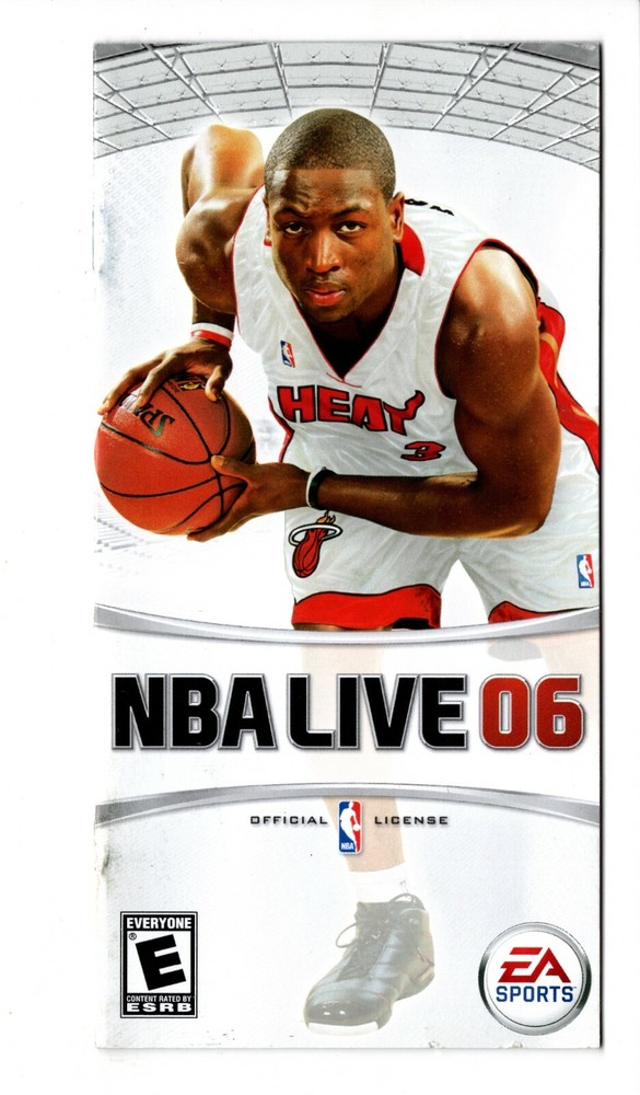 NBA Live 06 PSP MANUAL ONLY Insert Booklet Authentic
