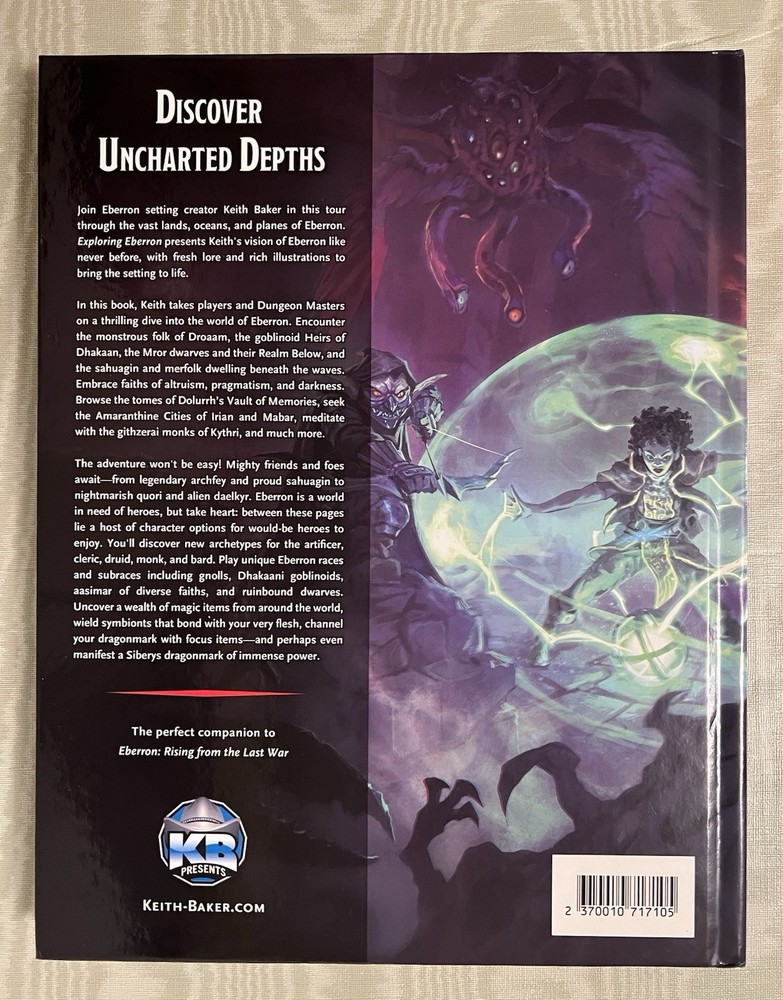 EXPLORING EBERRON by Keith Baker 2020 Dungeons & Dragons 5e 5th Edition DMsGuild