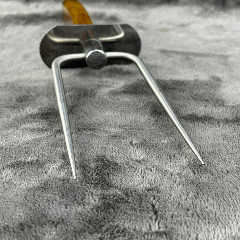 Butterscotch Bakelite Meat Fork and Bottle Opener
