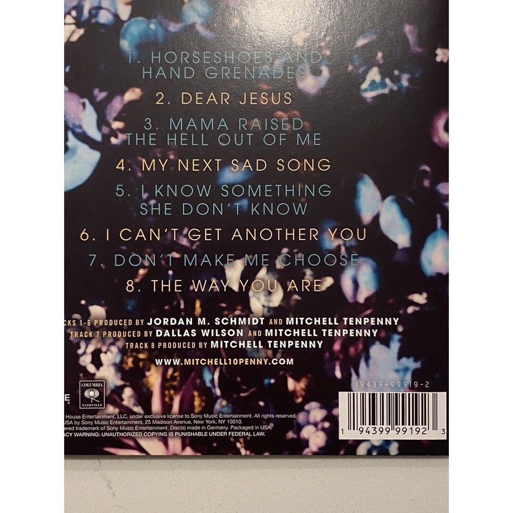 Mitchell Tenpenny Signed ✍️ The Low Light Sessions Autographed CD ✍️
