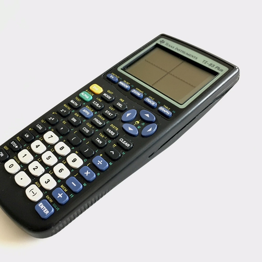 Texas Instruments TI-83 Plus Graphing Calculator with Cover