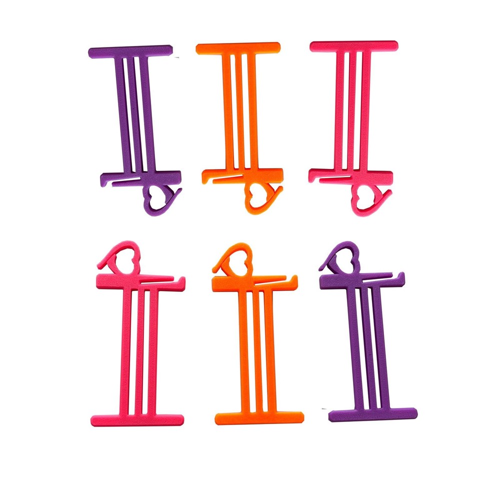 Large Crochet Bobbins - Prevent Tangles 4'' Thread Bobbins for Knitting 3 Col...