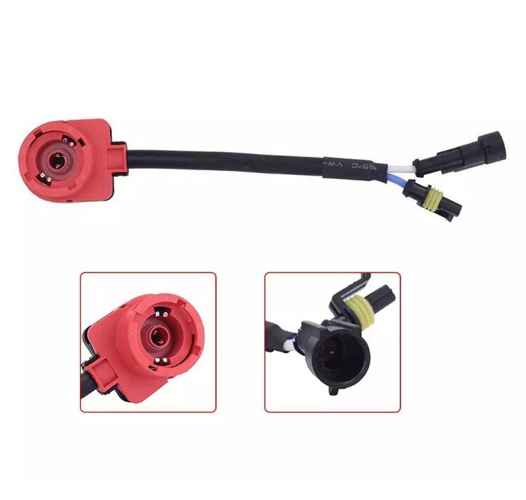 D4S D4R HID Bulbs Adapter Wire Cable Ballast Plug Cable D4 Socket Harness
