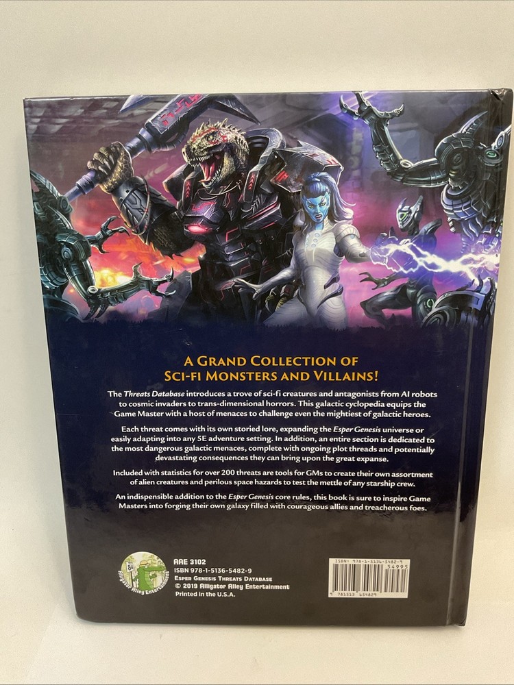 Esper Genesis 5E Threats Database AAE 3102 HC