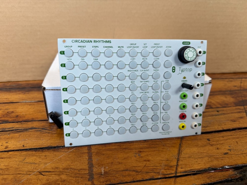 Tiptop Audio Circadian Rhythms Grid Gate Sequencer Eurorack Module