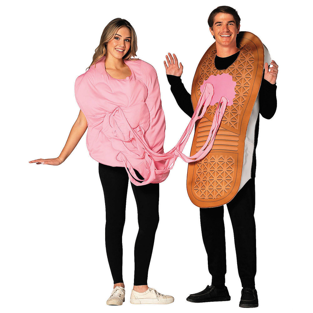 Sneaker & Stuck Gum Couples Costume - Imposta