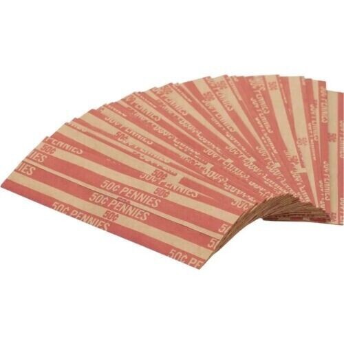 25x Paper Penny Rolls Wrapper