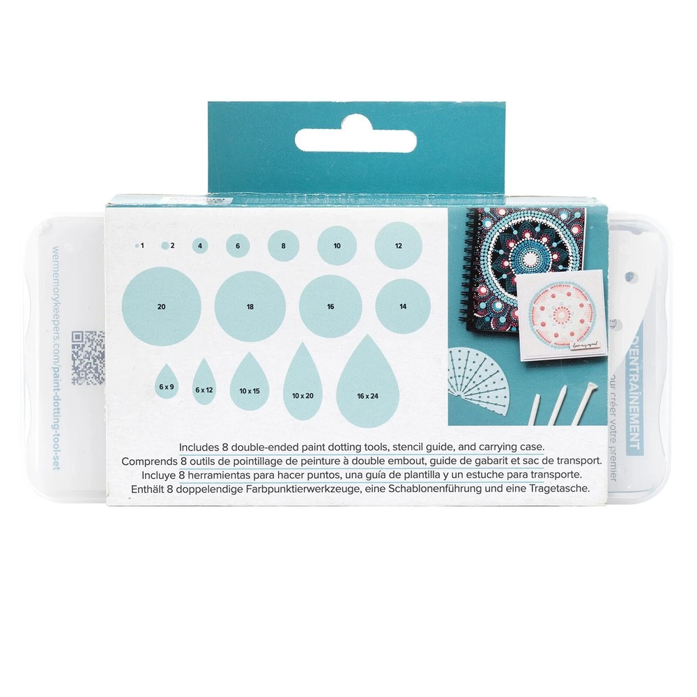 We R Memory Keepers Paint Dotting Tool Set - (11-piece Set)