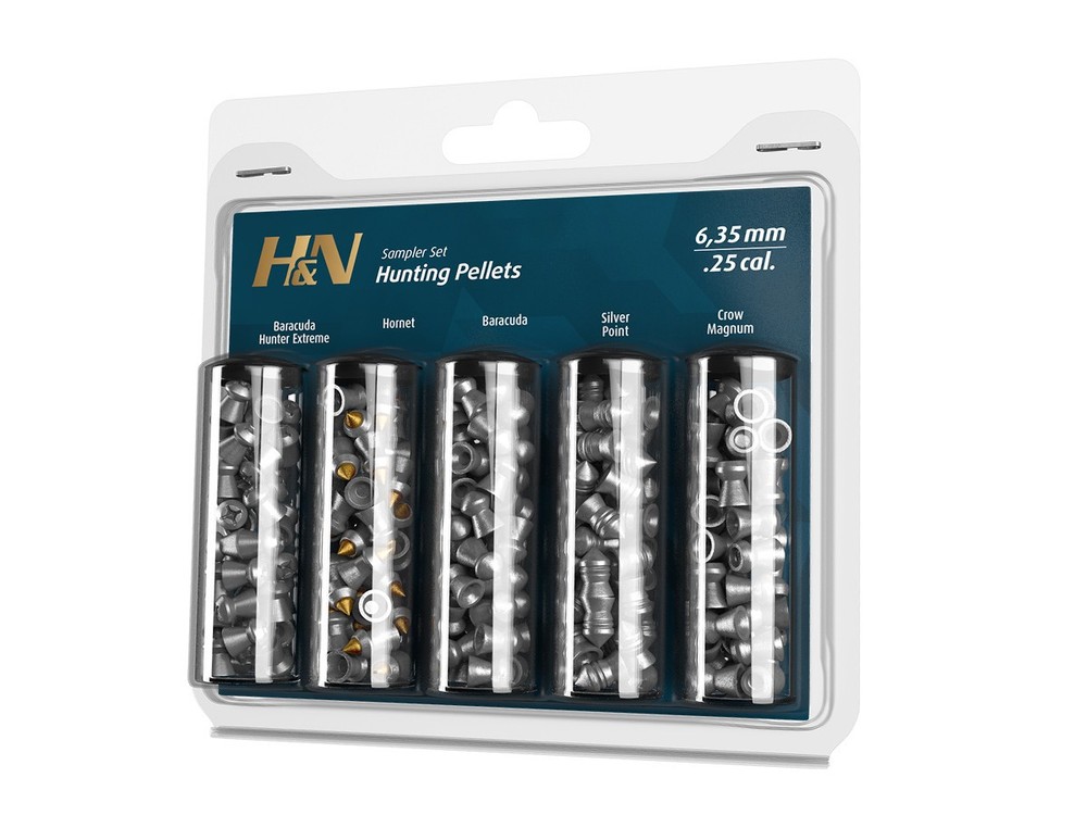 HN Hunting Pellet Sampler .25, 5 Types