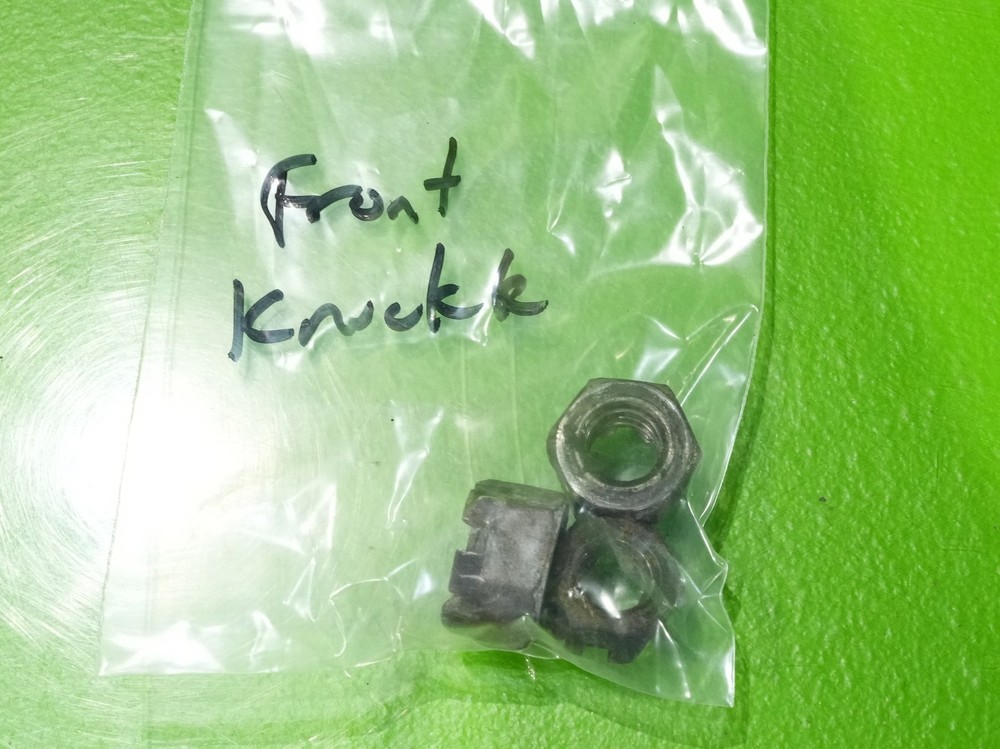94-01 Integra OEM front knuckle spindle hub mount castle nuts SET