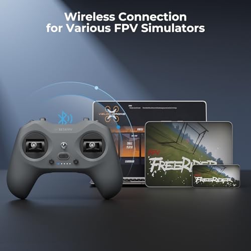 LiteRadio 4 Radio Transmitter Remote Controller, 10-CH Adjustable, Support