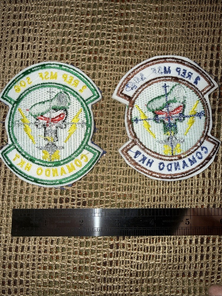 French Foreign Legion 2 Rep MSF SOG HKT Para Commando Afgan War Patch