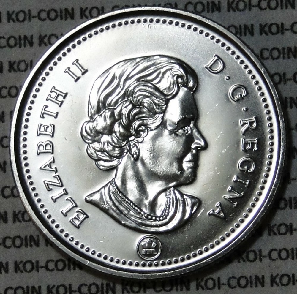 BU UNC Canada 2007 50 cent 50c half dollar coin from mint roll