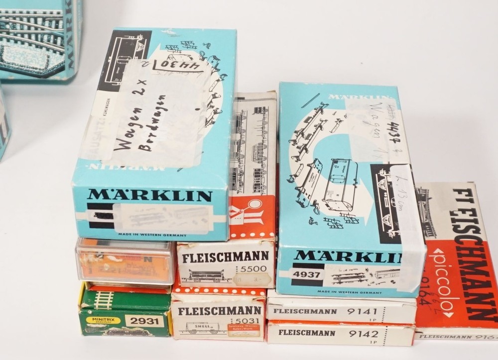 18 pcs Märklin Fleischmann LGB Minitrix Empty Box Model Train Set