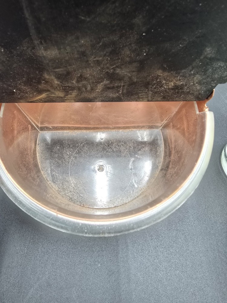 Copper Wall Salt Cellar Box Plastic Lining