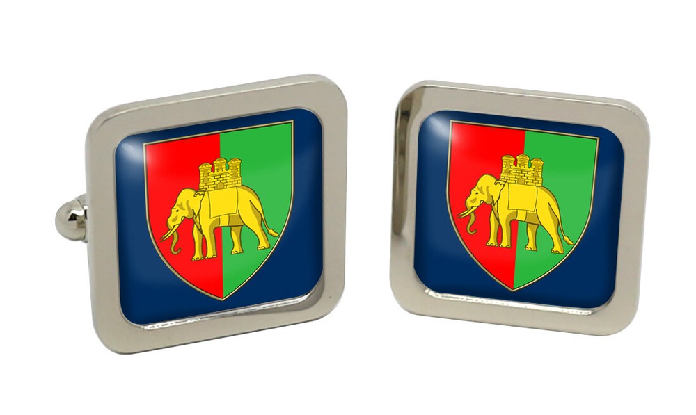 Coventry (England) Square Cufflink in Chrome Box