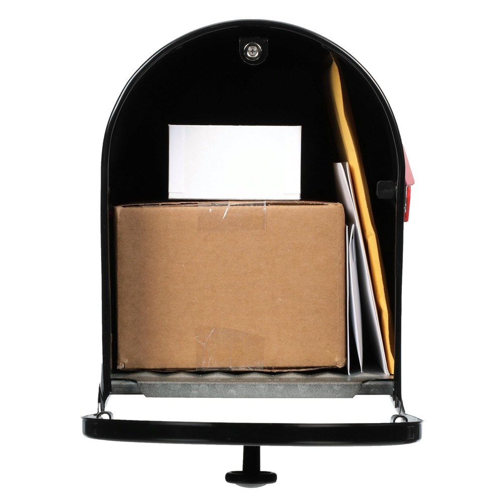 Gibraltar Mailboxes OM160BEC Outback Double Door, Large Capacity Black