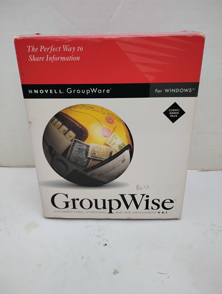 Novell GroupWise for Windows v4.1 Client/Admin Pack VTG