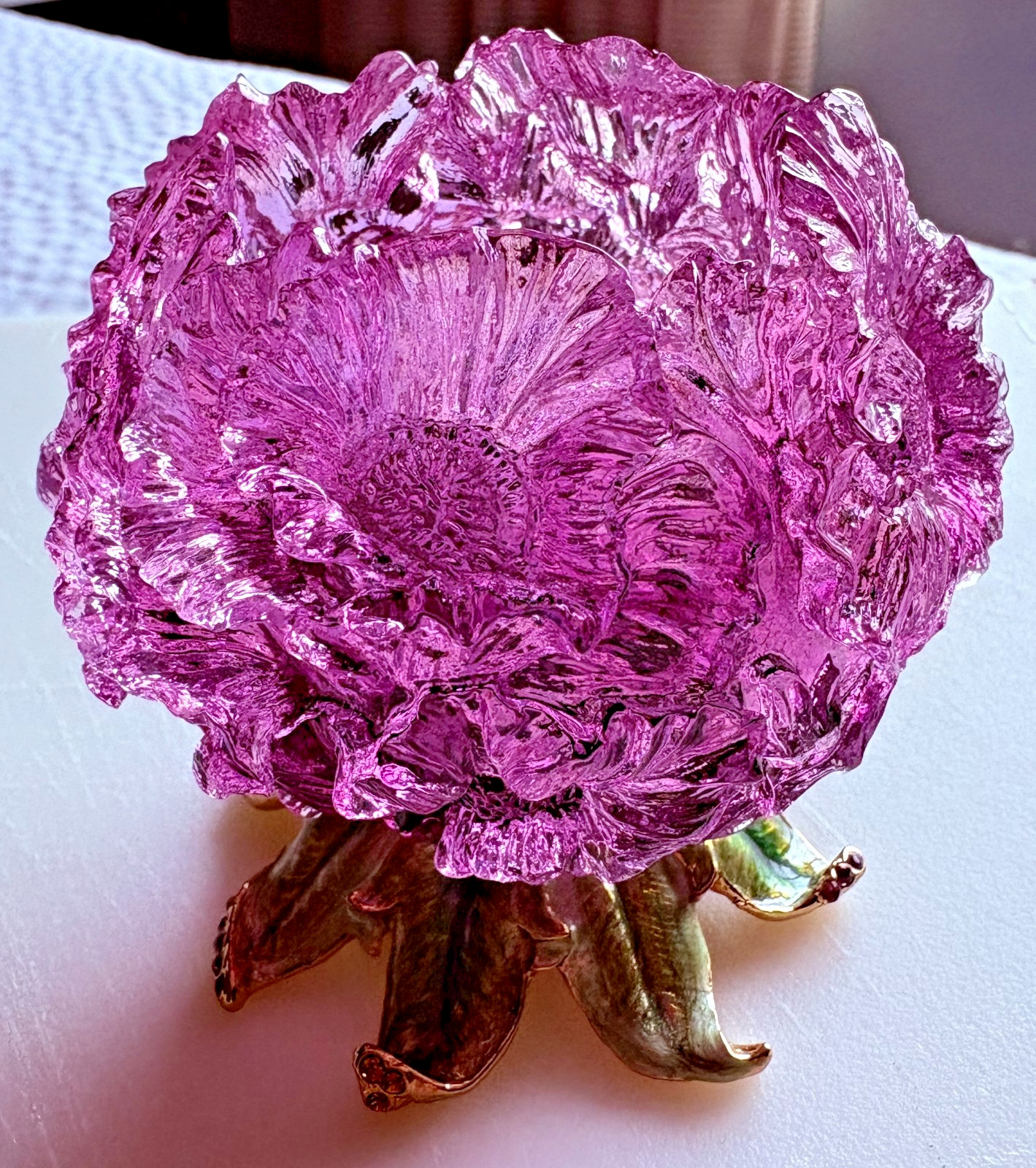 Jay Strongwater Crystal Tealight Holder