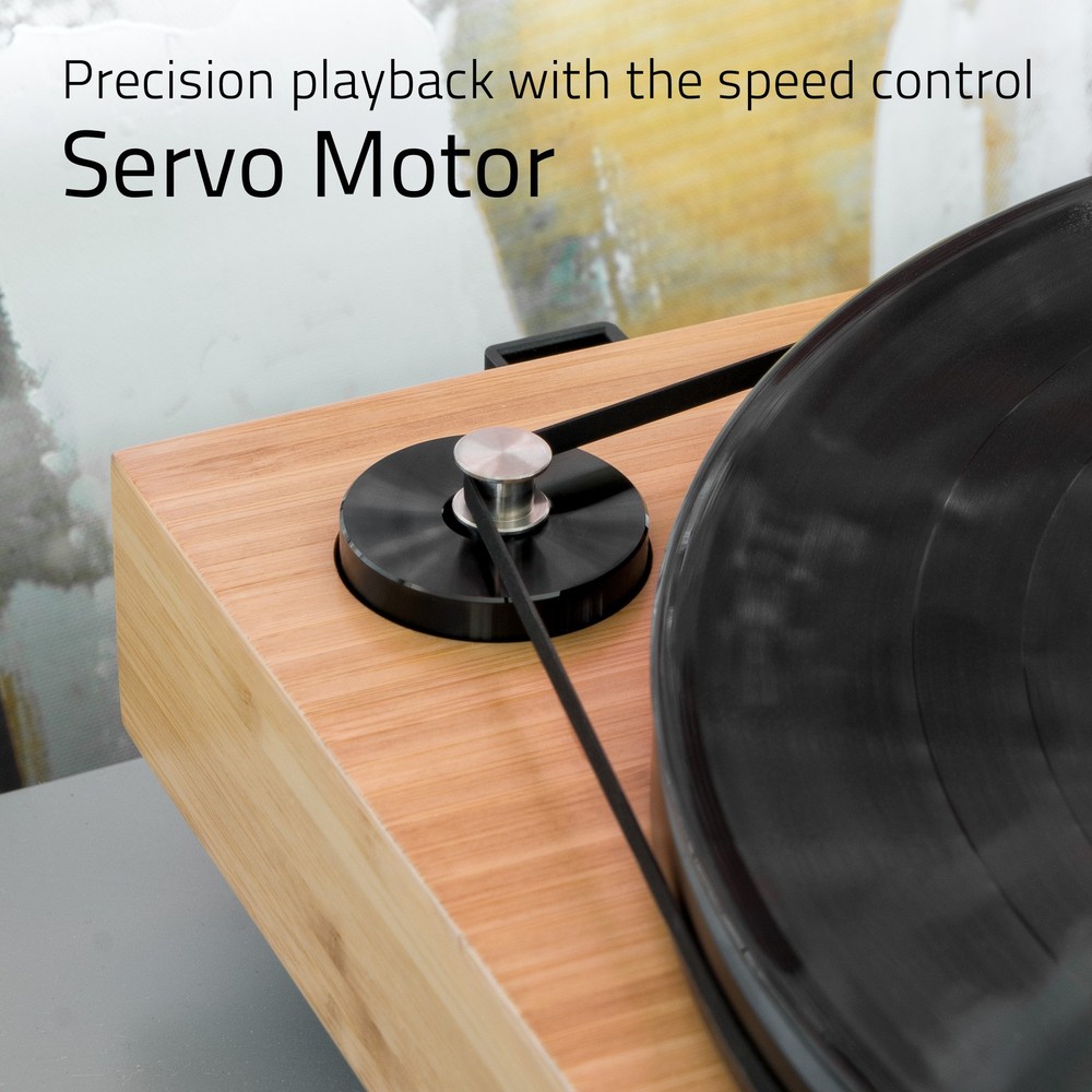 Fluance RT82 Reference Turntable with Record Weight and Vinyl Cleaning Kit