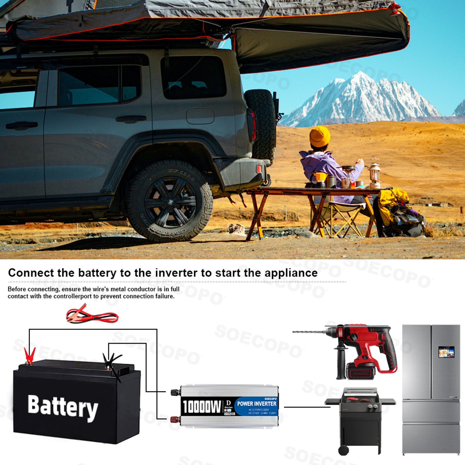 10000W Inverter Solar Panel Kit Solar Power Generator 100A Home 110V Grid Systhy