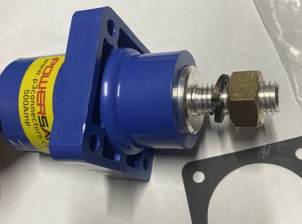 Powersafe Neutral Panel Mount 500A - Source Socket Phase 3 SPS-N-BL-T5