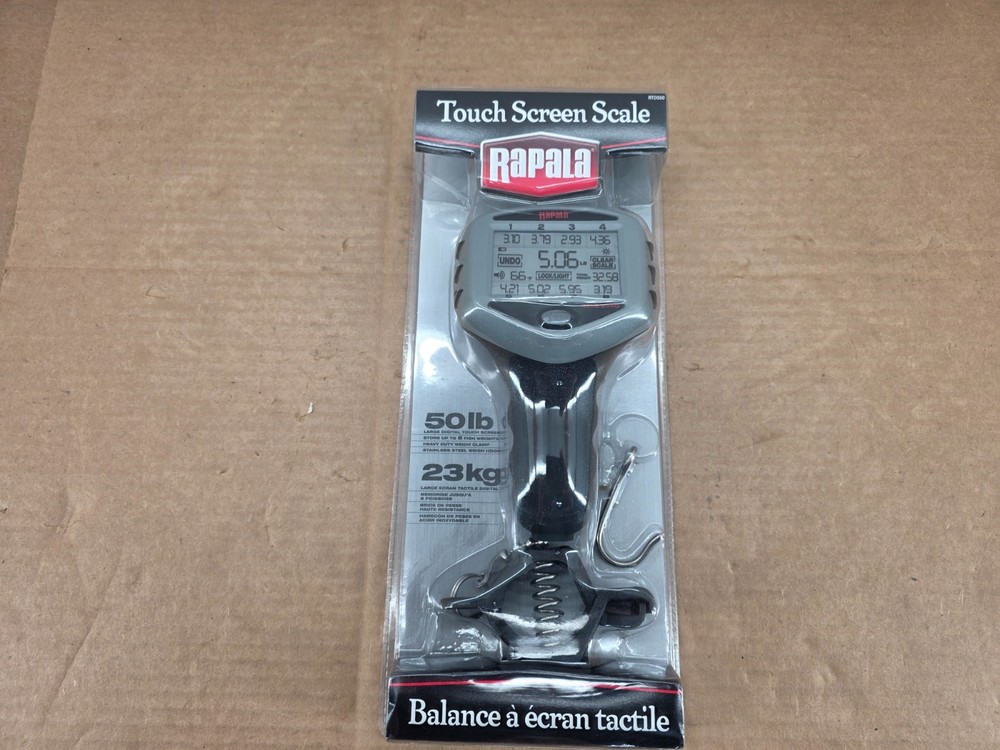 Rapala Touch Screen Scale 50# Angler Model RTDS-50