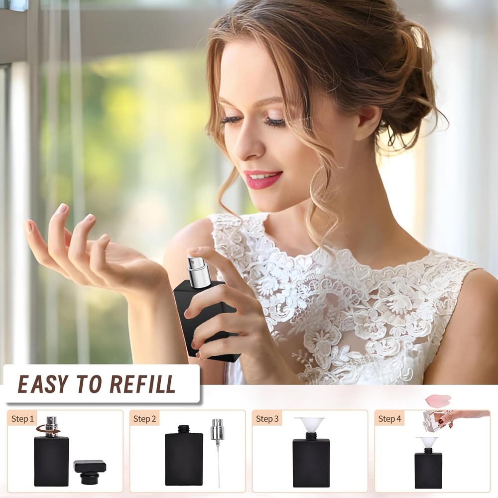 Luxsego Perfume Bottle Atomizer 30ML Refillable Fine Mist Spray Bottles, Empty G
