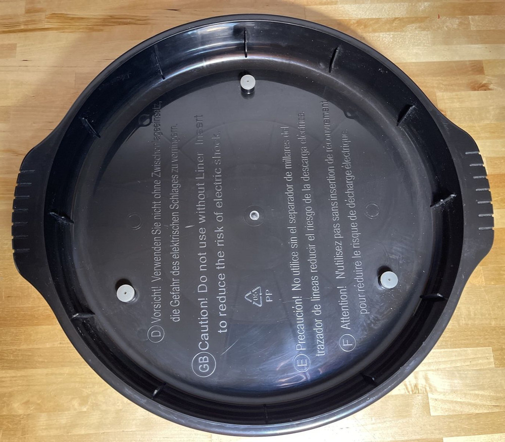 Nuwave Pro Infrared Oven 20322 Replacement Part Bottom Base Pan