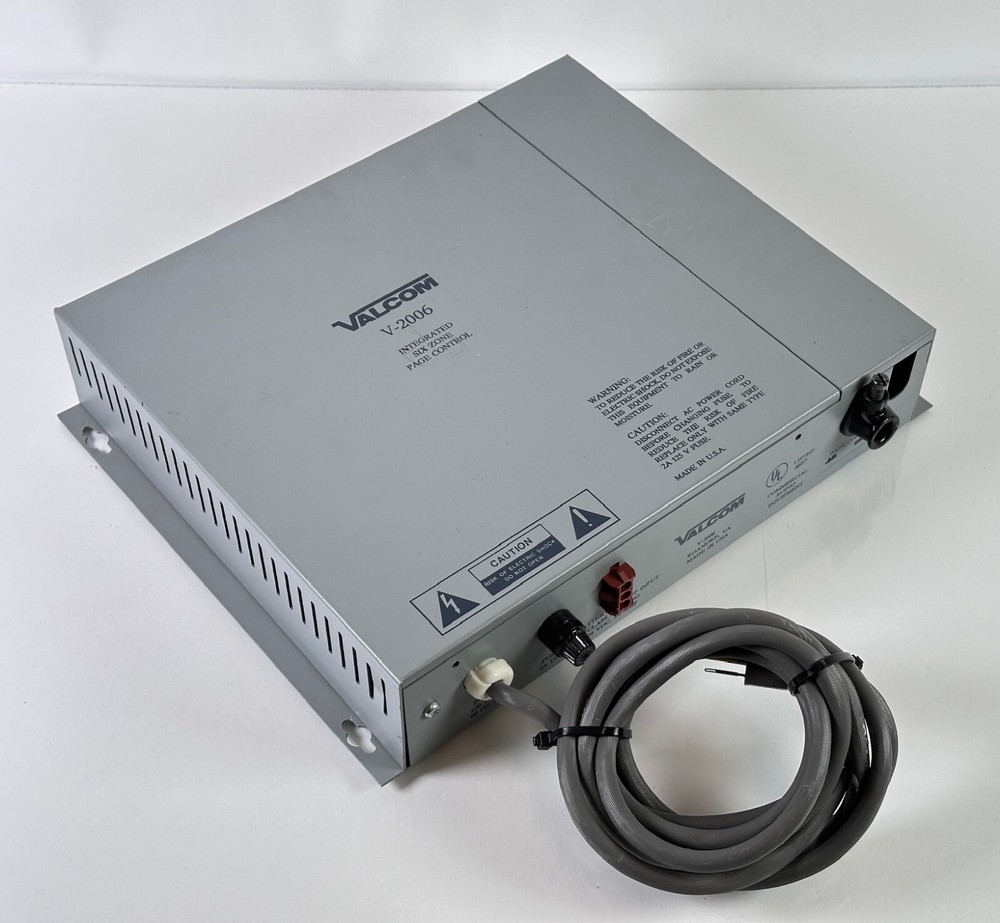 Valcom V-2006 Intergrated Six Zone Page Control