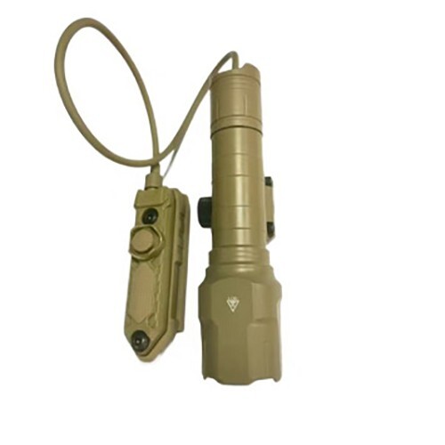 WL-25 Tactical Weaponlight/Flashlight, 1200LM, USB Rechargeable – Black or Tan