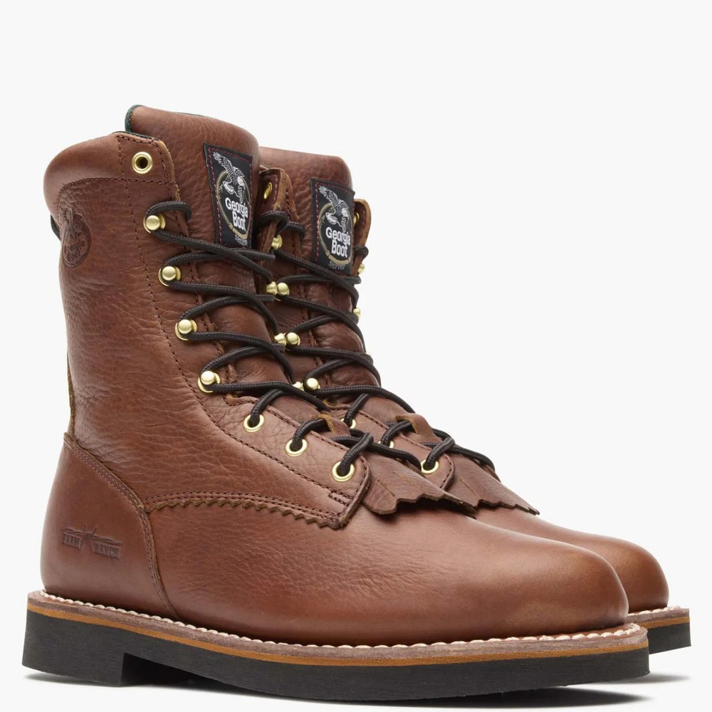 Georgia Boot Farm and Ranch Lacer Work Boot