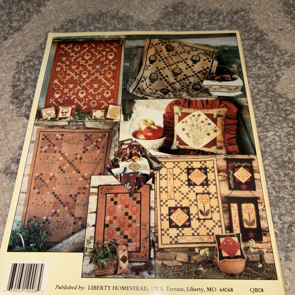Farmhouse Quilts Baskets & Patches Quilt Pattern Book