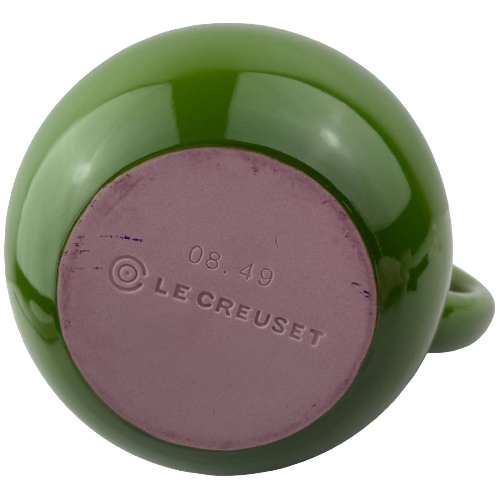 Le Creuset PALM GREEN Beverage Pitcher Jug Large 3 Quart Stoneware 08 49